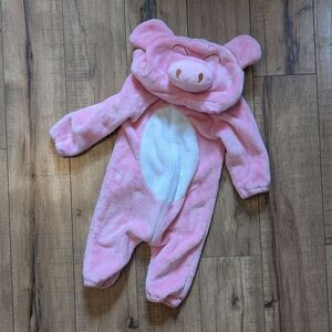 Pink Pig Costume Infant Baby Soft - Size 70, 6–12 Months